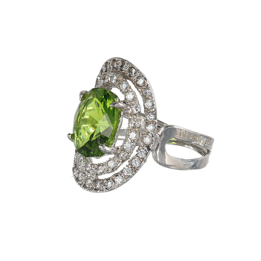 Anello argento 925 con peritoto.