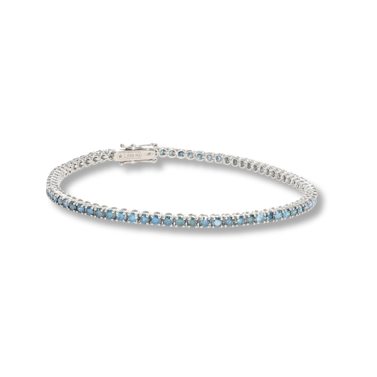 Tennis in oro 14 Kt con diamanti certificati lab grown