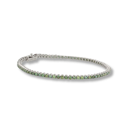 Tennis in oro 14 Kt con diamanti certificati lab grown