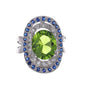 Anello argento 925 con peritoto.