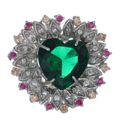 Anello a cuore.