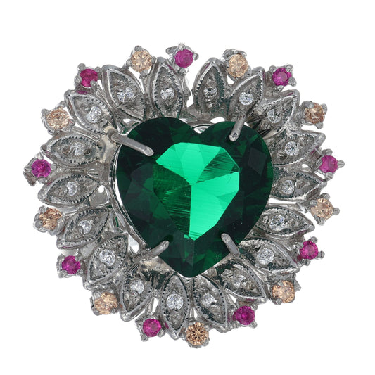 Anello a cuore.