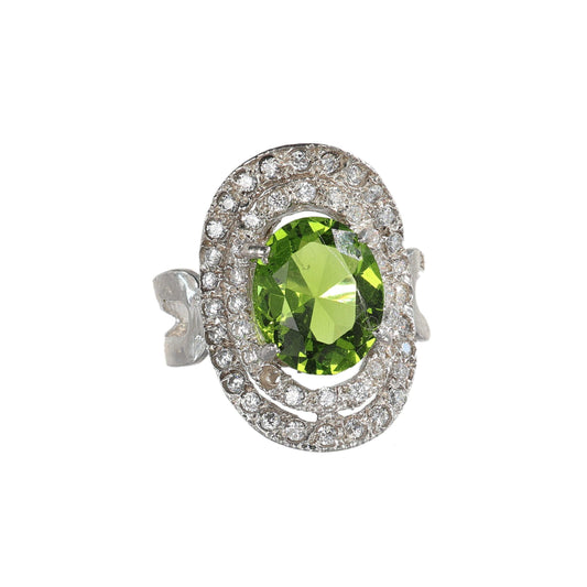 Anello argento 925 con peritoto.