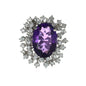 Anello argento 925 con ametista.
