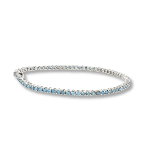 Tennis in oro 14 Kt con diamanti certificati lab grown