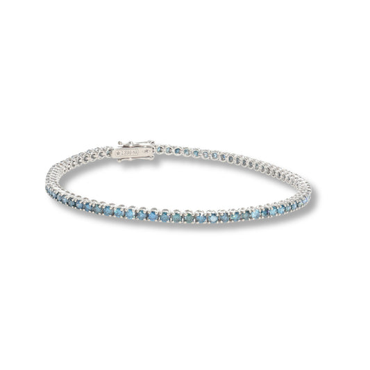 Tennis in oro 14 Kt con diamanti certificati lab grown