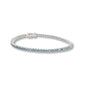 Tennis in oro 14 Kt con diamanti certificati lab grown