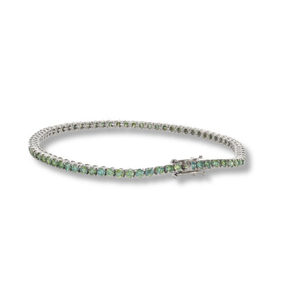 Tennis in oro 14 Kt con diamanti certificati lab grown