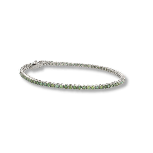 Tennis in oro 14 Kt con diamanti certificati lab grown